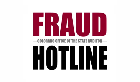 Fraud hotline Colorado Office of the State Auditor logo